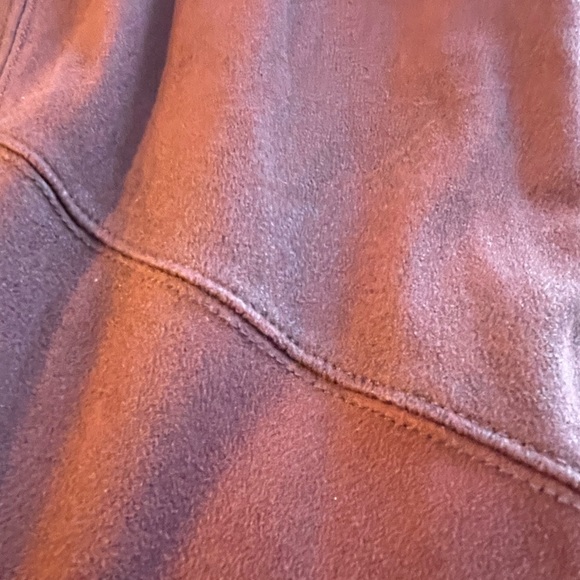 Burgundy suede Free People leggings - Picture 4 of 6